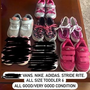 Toddler size 6 shoe lot